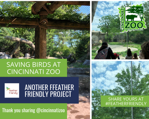Feather Friendly® Completes Its Second Project at the Cincinnati Zoo